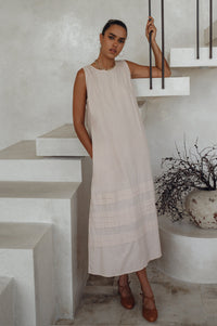 Beloved Cara Slip on Cotton Maxi Dress