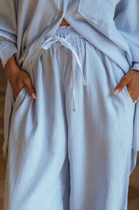 Calin Wide Leg Linen Pants