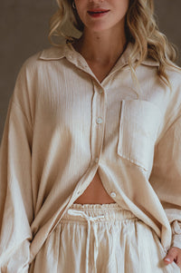 Calin Long Sleeve Oversized Shirt