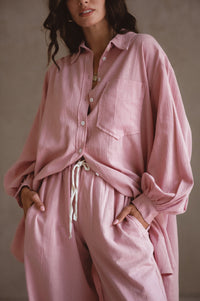 Calin Long Sleeve Oversized Shirt