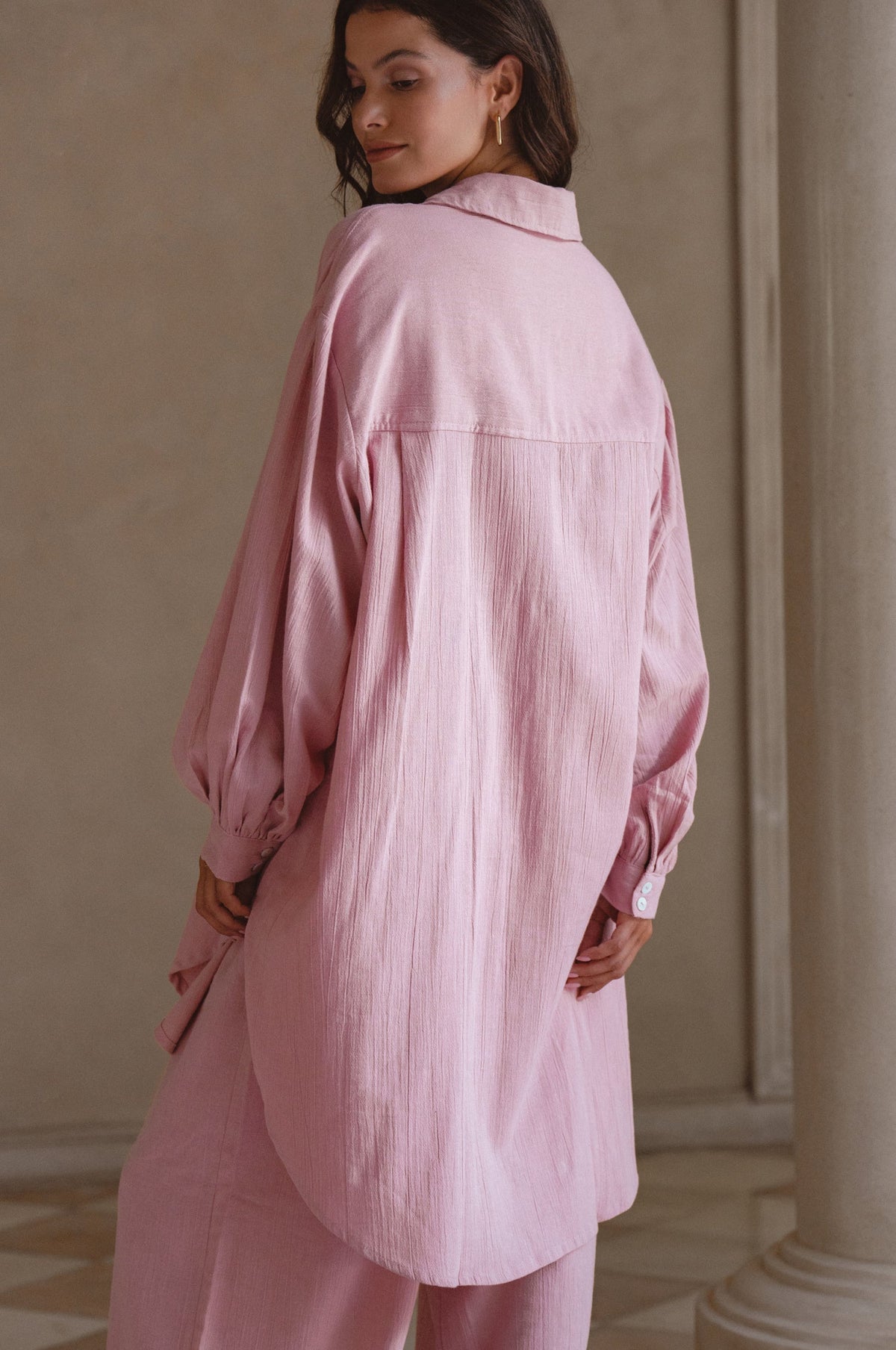 Calin Long Sleeve Oversized Shirt