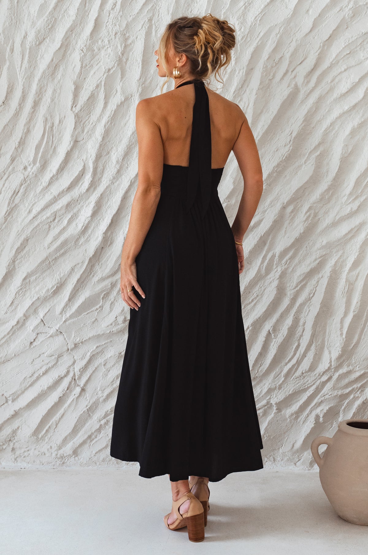 Costa Brava Halterneck Maxi Dress