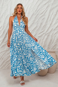 Costa Brava Halterneck Maxi Dress