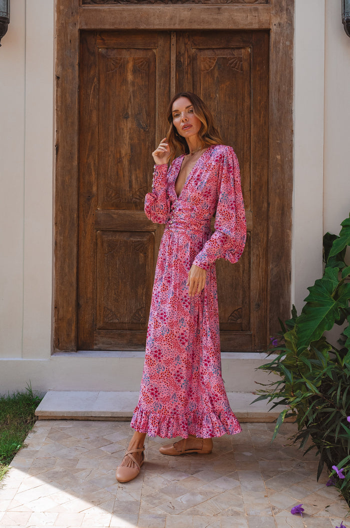 Elise Long Sleeve Maxi Dress