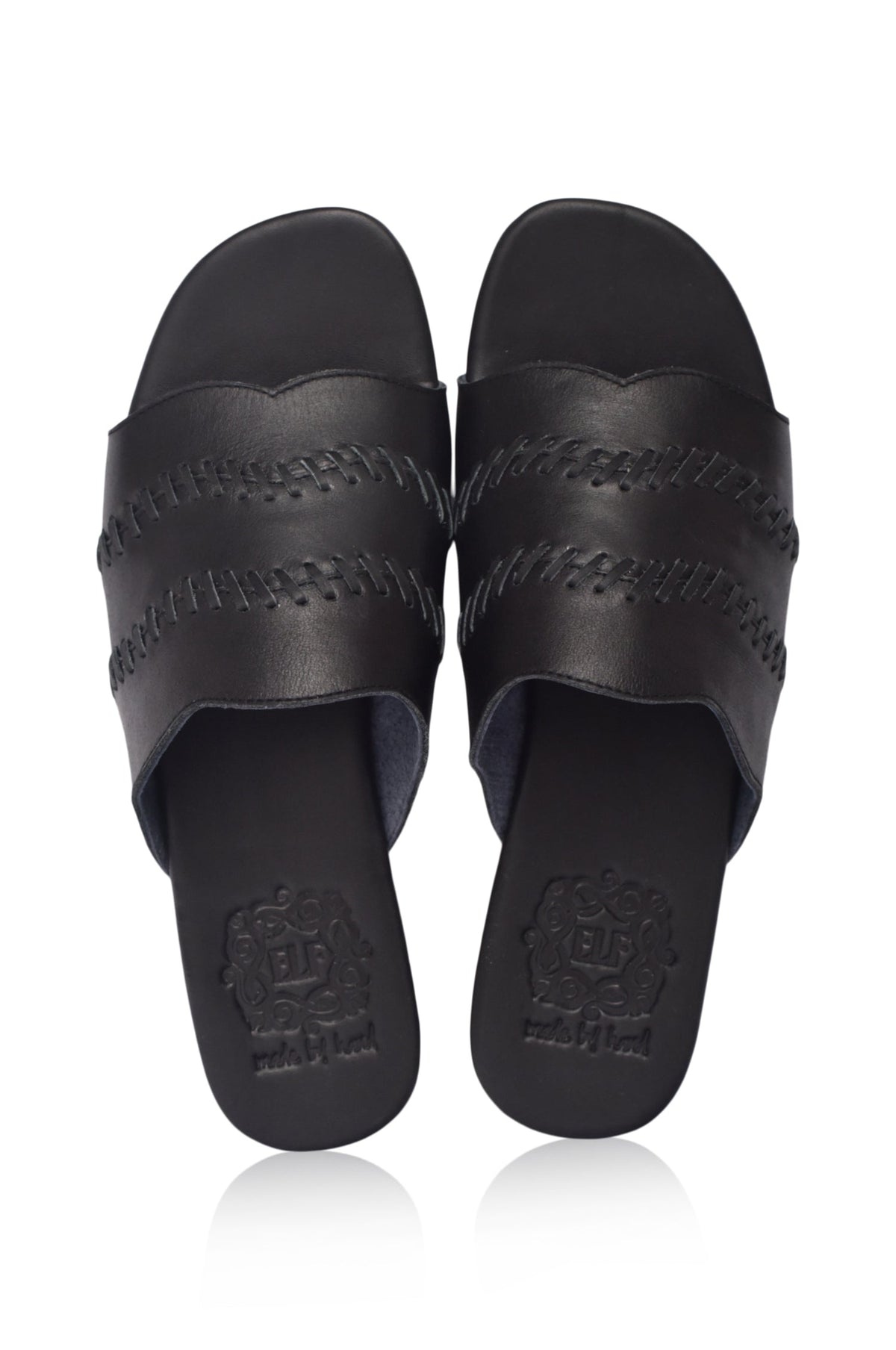 Enzo Leather Slides