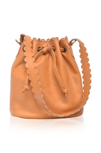 Luisa Scalloped Bucket Bag