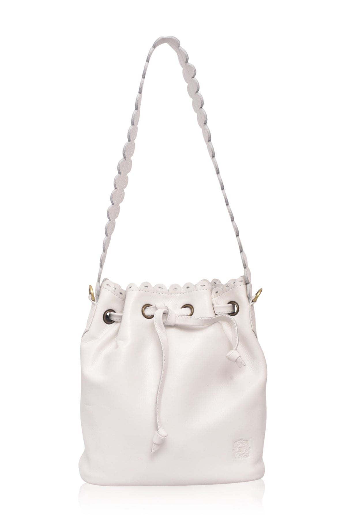 Luisa Scalloped Bucket Bag