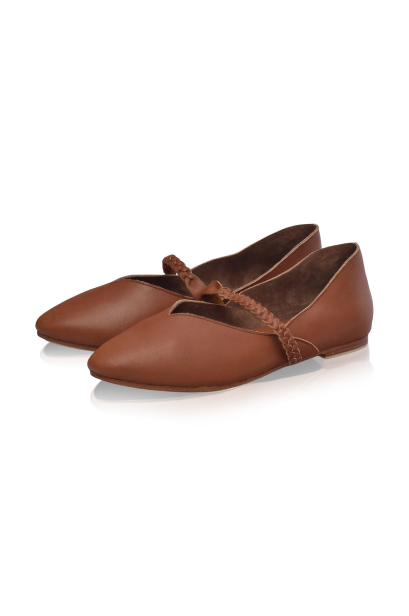 New Love Leather Ballet Flats (Sz. 7 & 7.5)