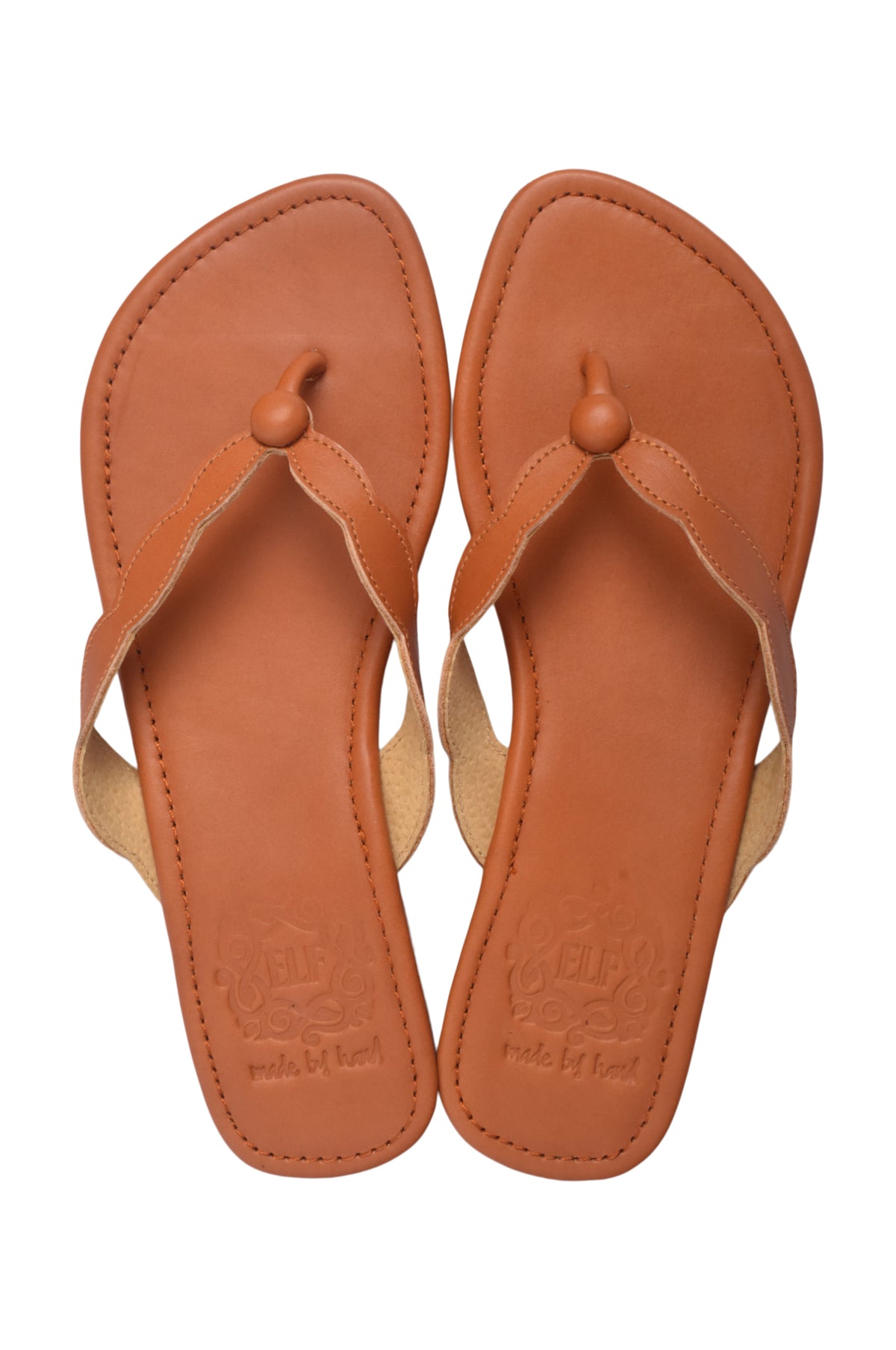 Nuvola Thong Leather Slides