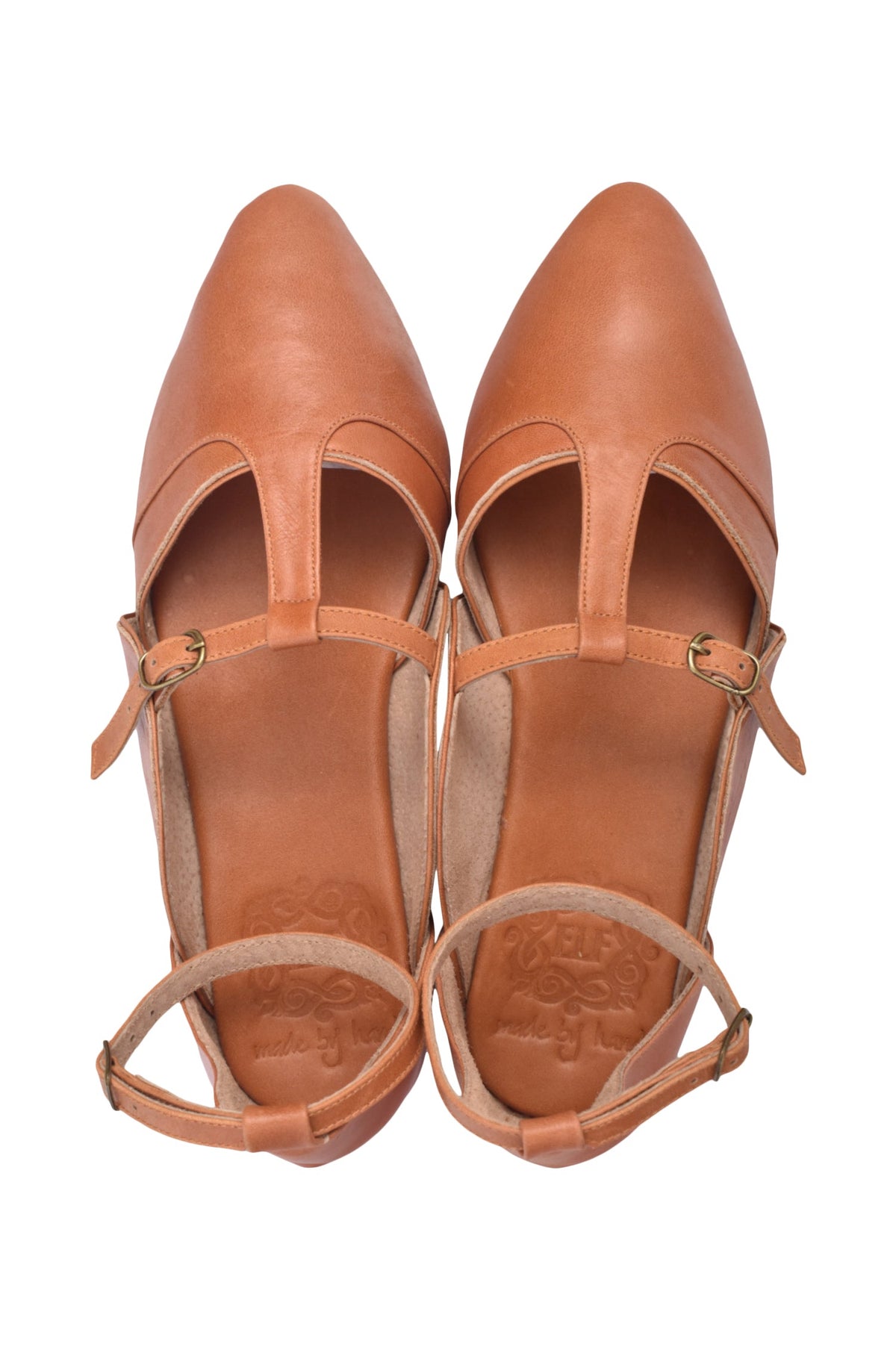 On The Go Leather Ballet Flats