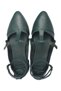 On The Go Leather Ballet Flats