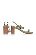 Ophelia Block Heel Wrap Sandals (Sz. 8.5 & 9.5)