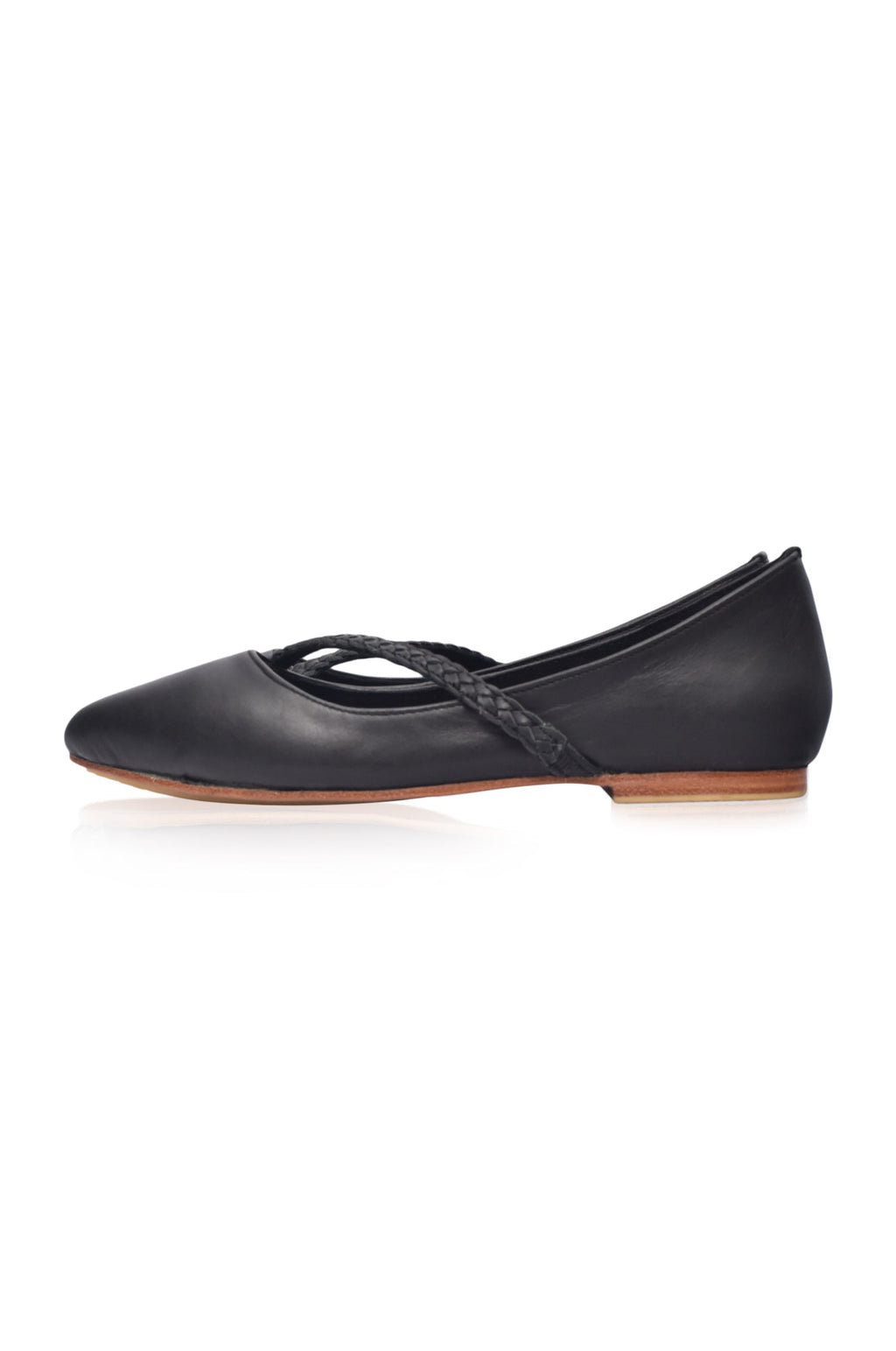 Orenda Elegant Leather Ballet Flats (Sz. 7.5 & 8)