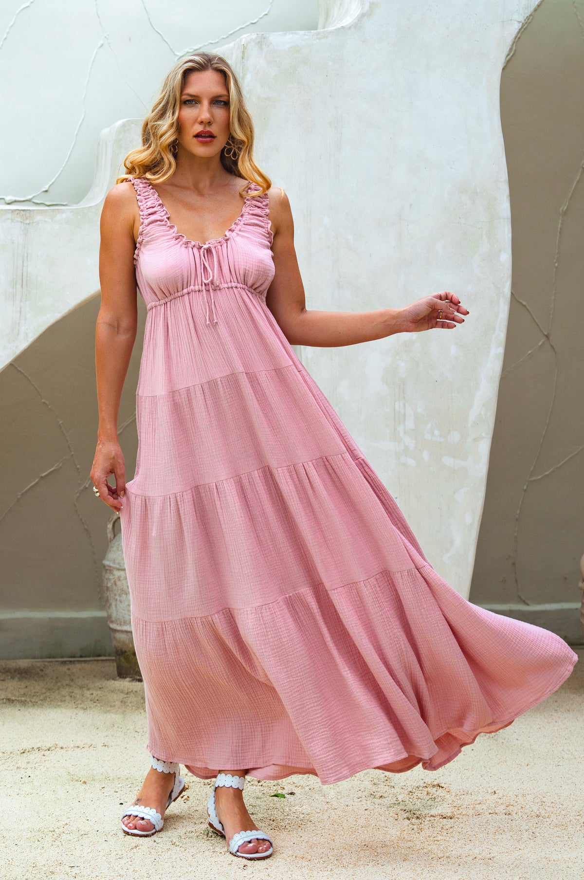 Soft Love Cotton Maxi Dress