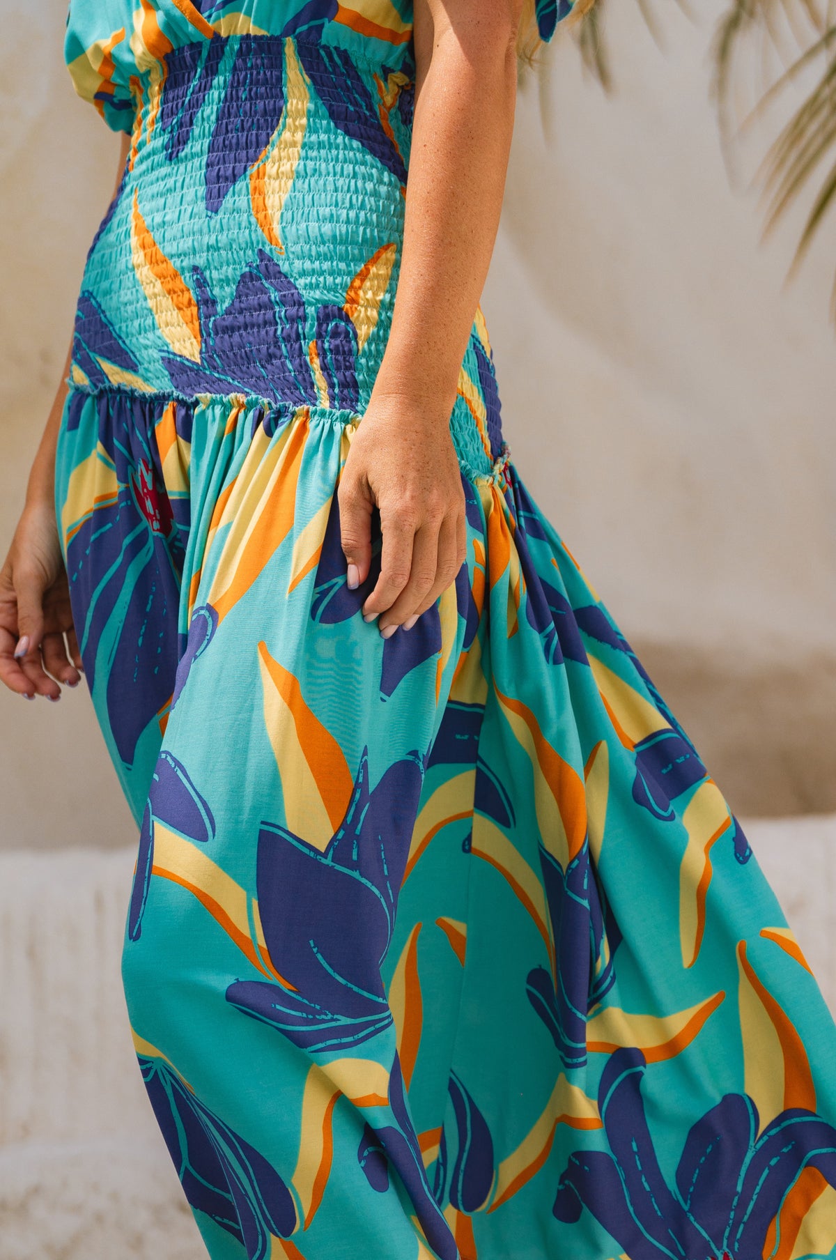 Sunshine Bohemian Midi Dress