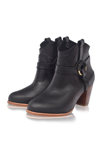 Totem Ankle Leather Booties