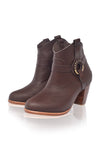 Totem Ankle Leather Booties