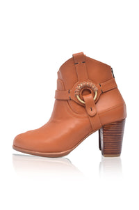 Totem Ankle Leather Booties