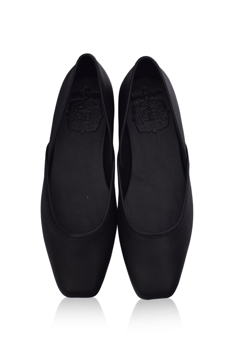 Amore Square Toe Ballet Flats