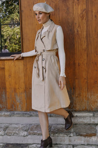 Arden Belted Vest Trench (Sale)