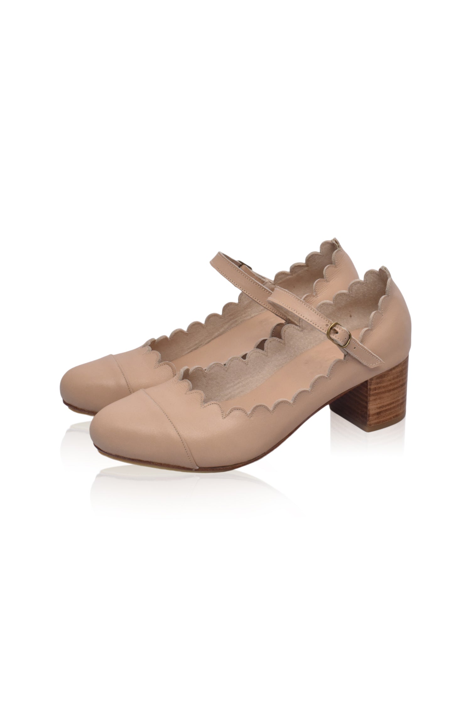 Bonita Mary Jane Leather Heels – ELF