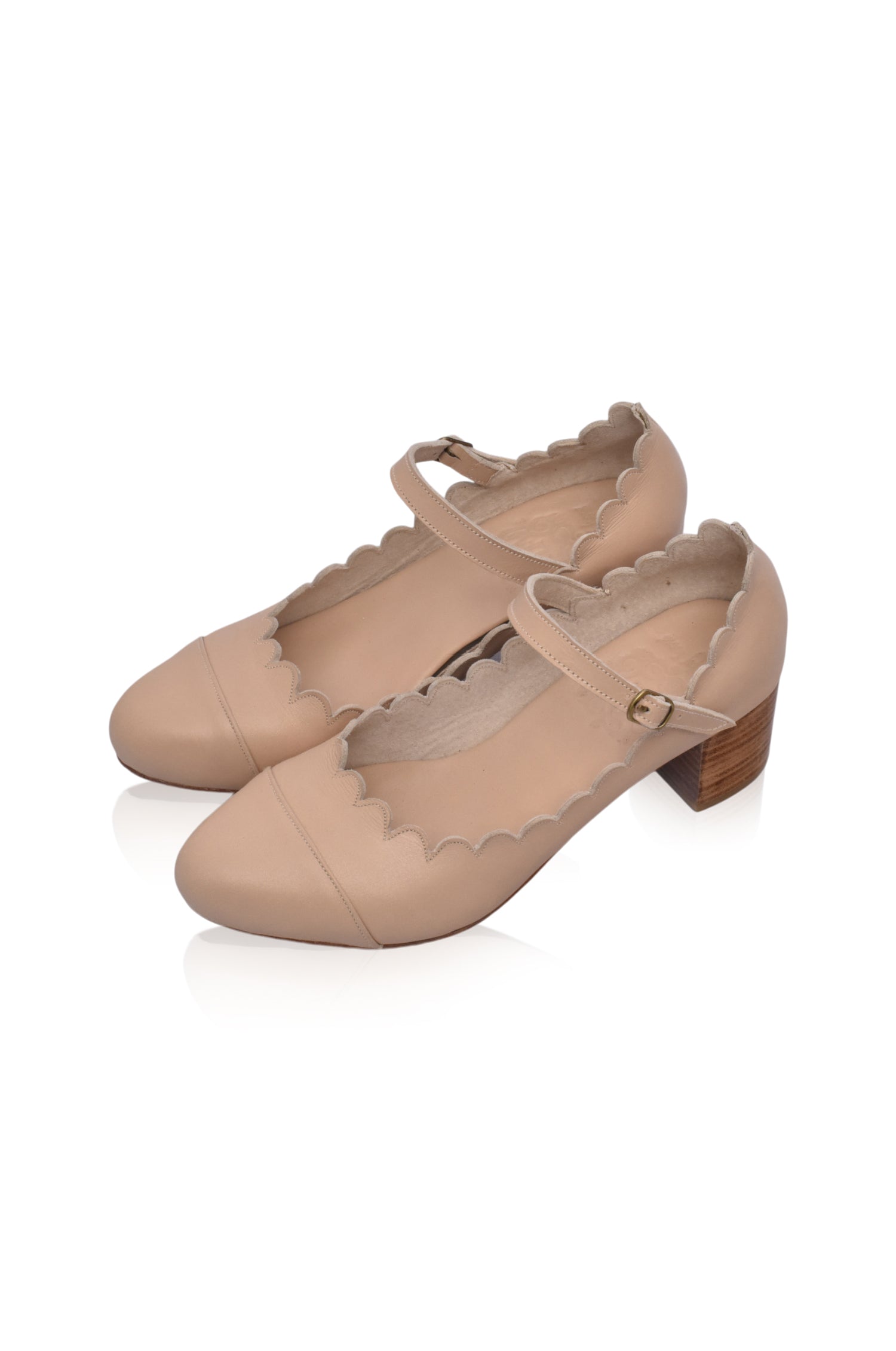 Bonita Mary Jane Leather Heels – ELF