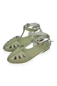 Bounty T-strap Leather Sandals