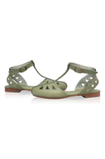 Bounty T-strap Leather Sandals (Sz. 5.5, 6.5, 8 & 9)