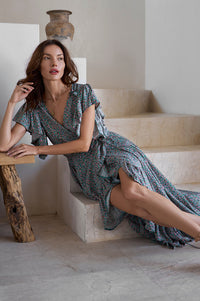 Carmen Wrap Maxi Dress