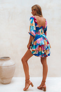 Cha-Cha Ruffle Mini Dress