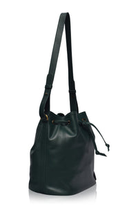 Geneva Drawstring Leather Bag