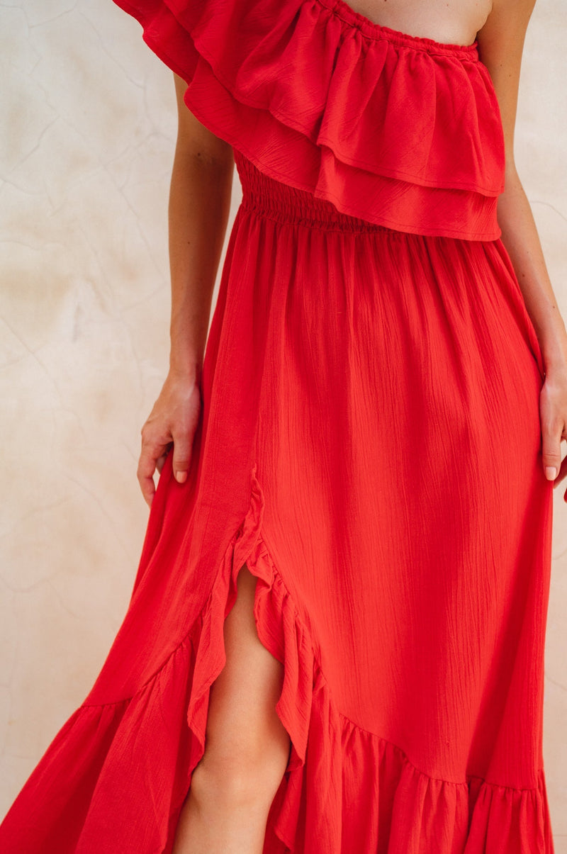 Guadalupe Ruffled Maxi Dress