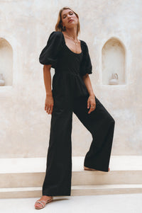 Heaven Bay Linen Jumpsuit