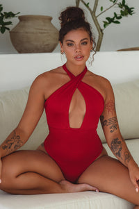 Iliana Cross-Over One Piece Swimsuit