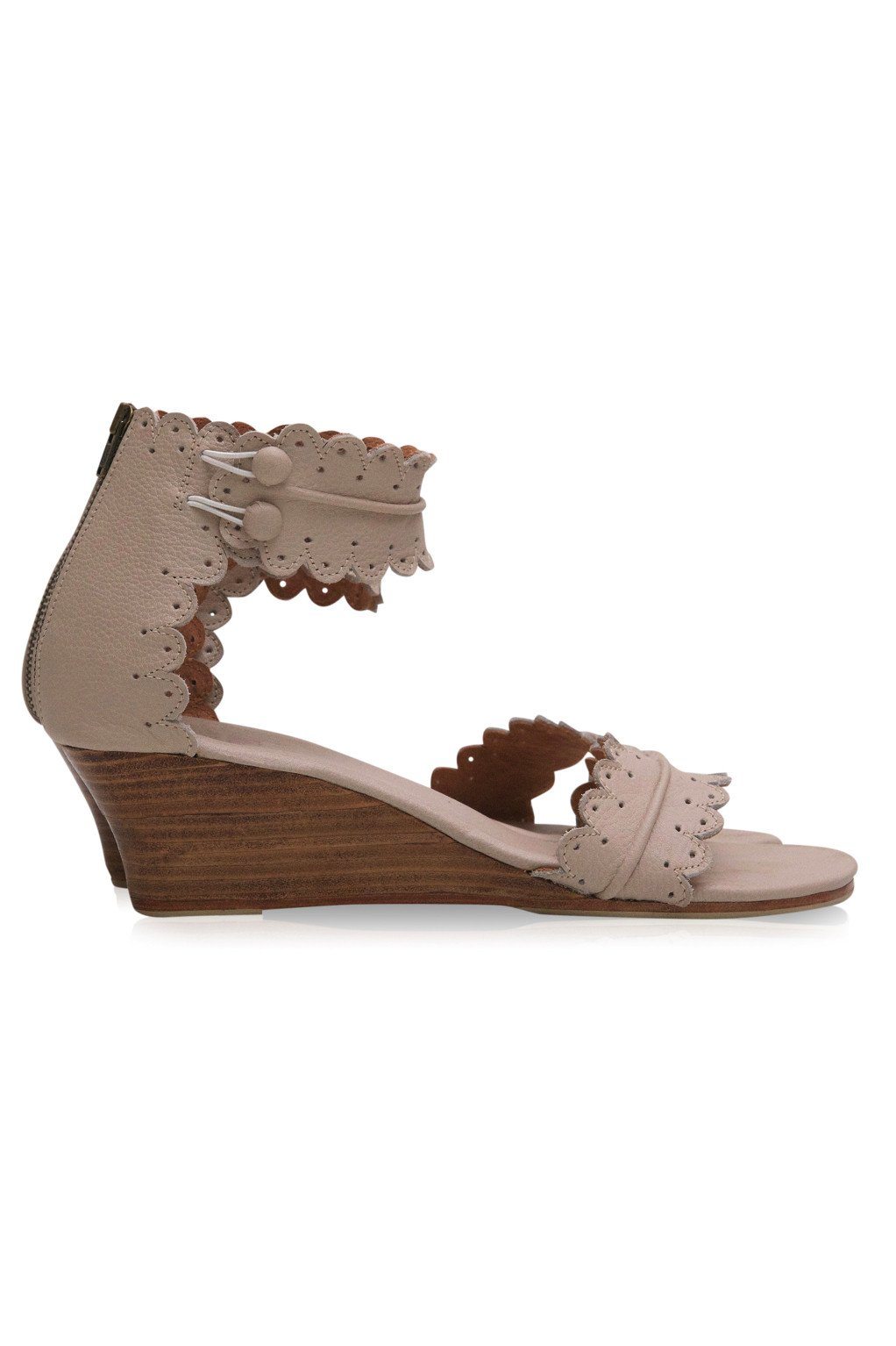 Leather Shoes - Magdalena Wedges