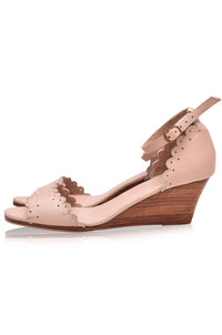 Leather Shoes - Dreamland Leather Wedges