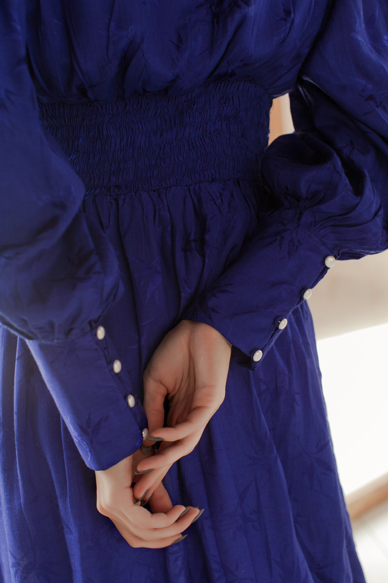 Juliette Pearl Buttons Midi Dress – ELF