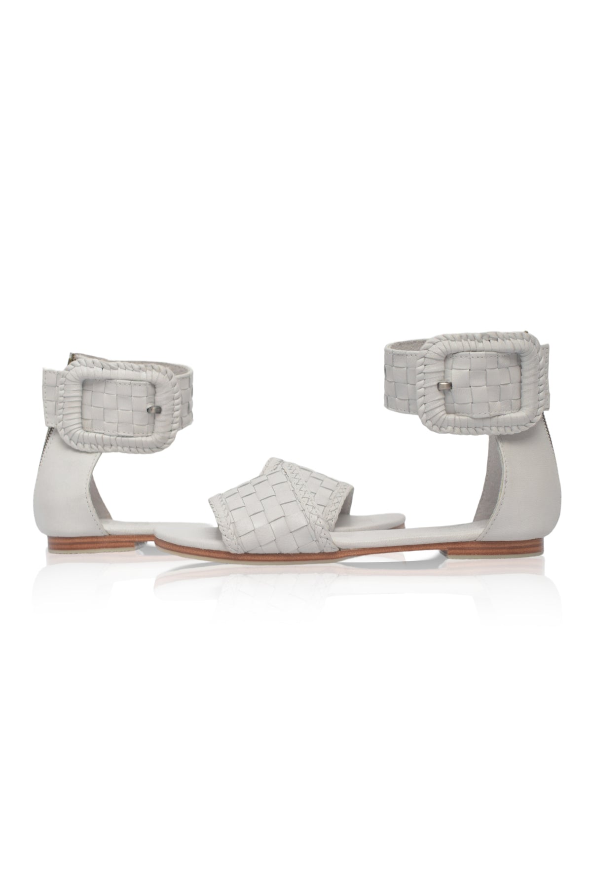 Madagascar Woven Leather Sandals