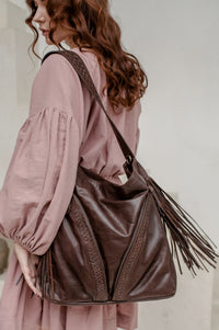 Nomad Tassel Leather Bag