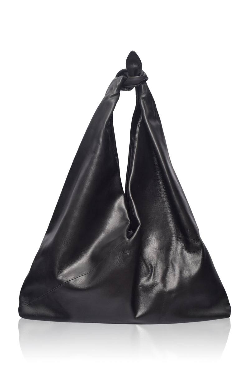 Nudo Knotted Leather Shoulder Bag