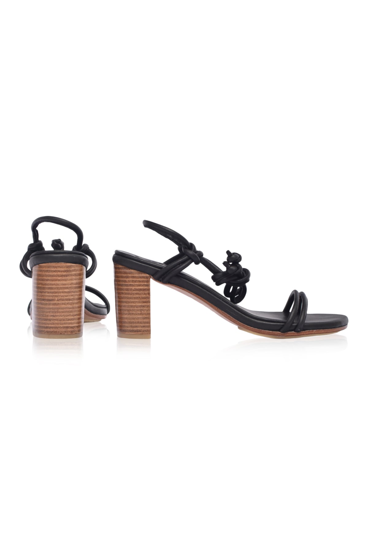 Ophelia Block Heel Wrap Sandals