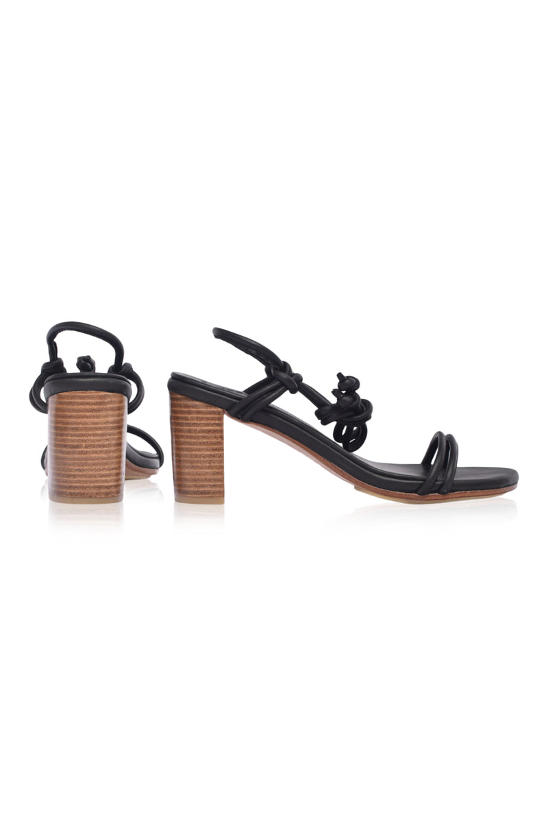 Ophelia Block Heel Wrap Sandals