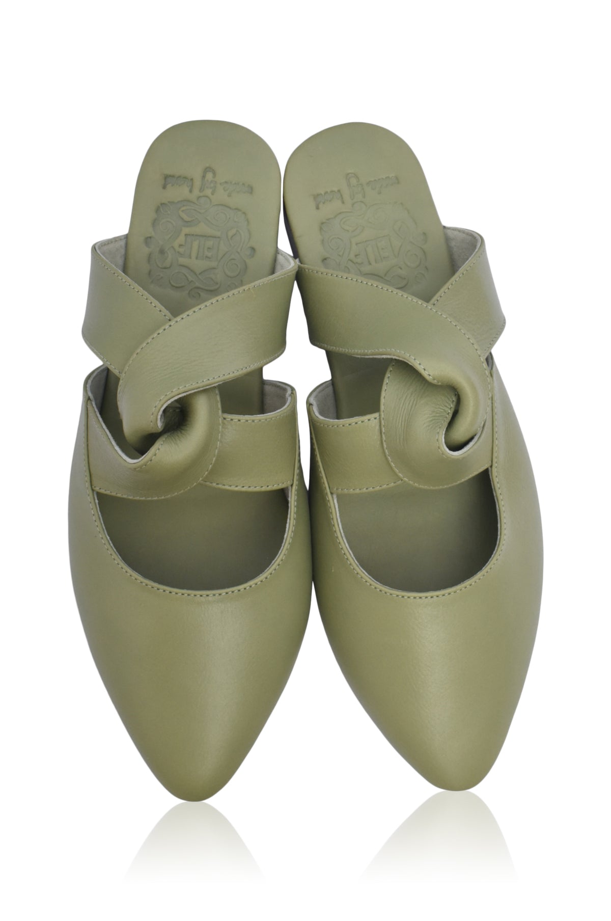 Taj Mahal Pointy Toe Mules (Sz. 7.5 & 8)