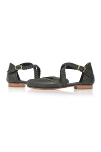 Tallulah Braided Leather Flats